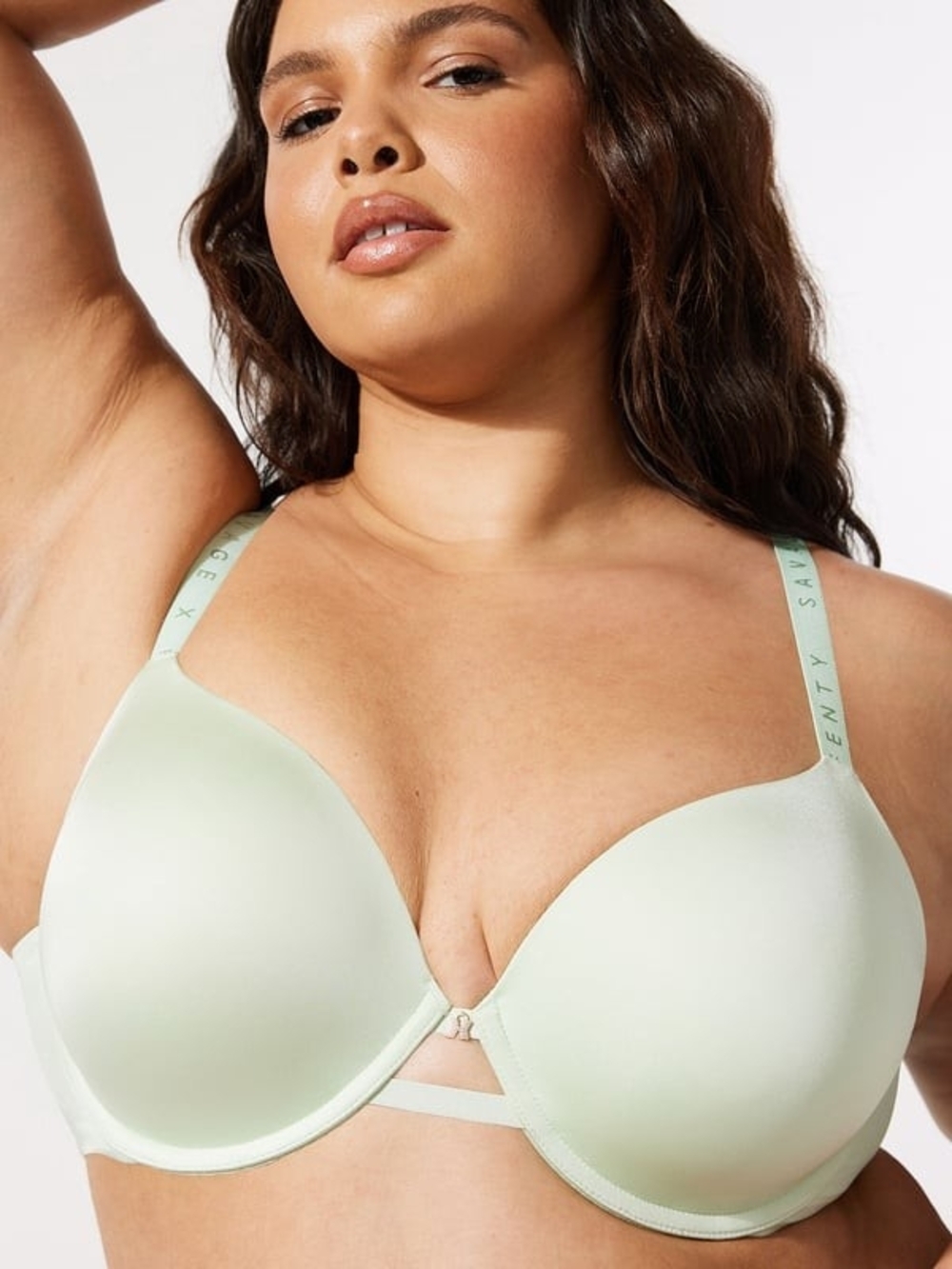 Savage X Fenty. Mint Green Lightly Padded T-Shirt Bra. Size 40H.